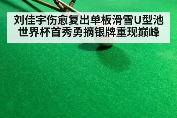 刘佳宇伤愈复出单板滑雪U型池世界杯首秀勇摘银牌重现巅峰